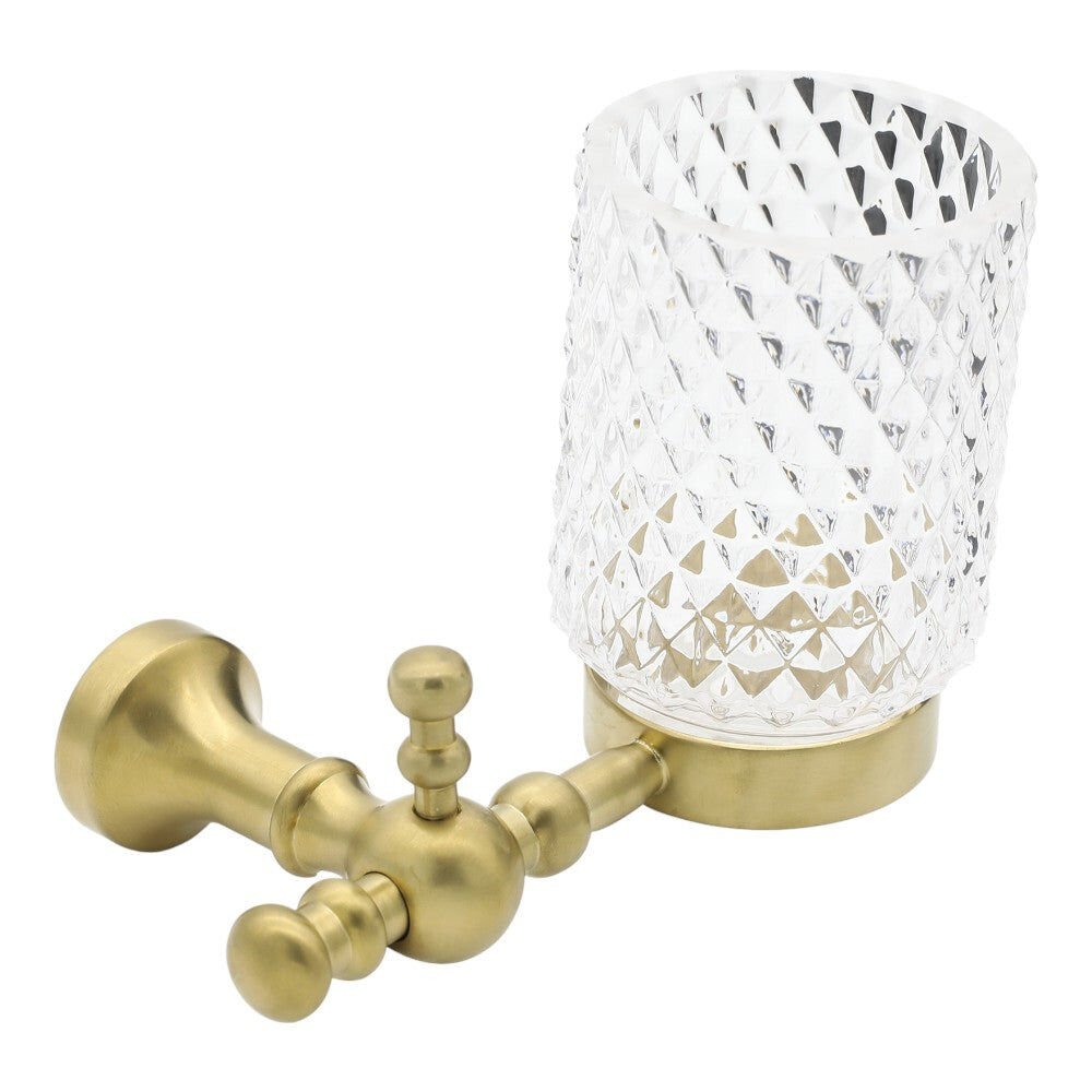 Aksy 9306 Montajlı Diş Fırçalık B Cam Gold
