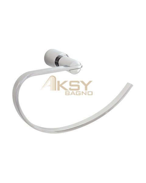Aksy 8304 Aspendos Halka Havluluk Chrome
