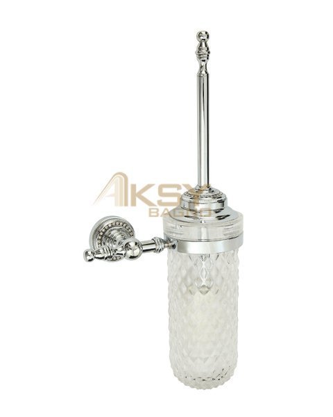 Aksy 7805 Eldorado Montajlı Klozet Fırçası Chrome B.Cam