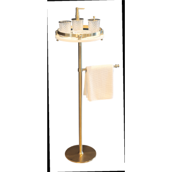 Aksy 4320-2 Set Gold Metal Çok Amaçlı Düzenleyici ve Havlubar